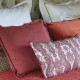 Coussin LÉA lin - Sienne