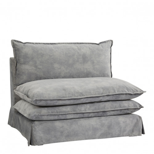 LEO Armchair Velvet - Light Grey